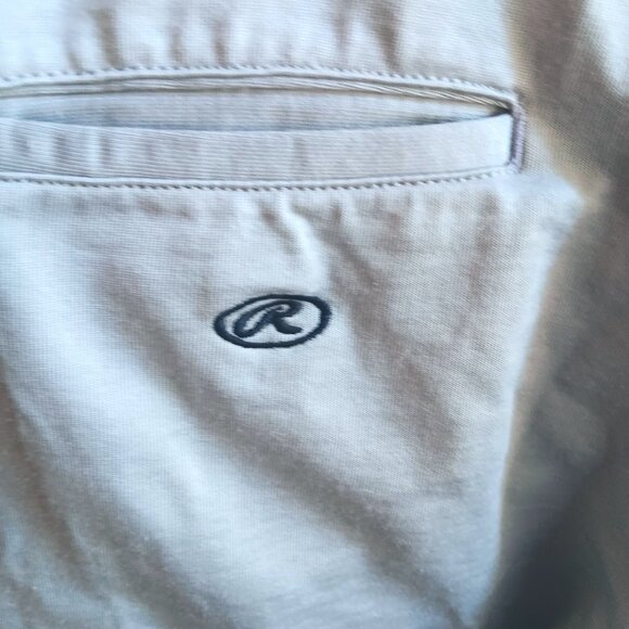 SMALL Vintage Baseball Pants 1990's RAWLINGS MENS  Baseball Pants  Gray Adult - Picture 4 of 6